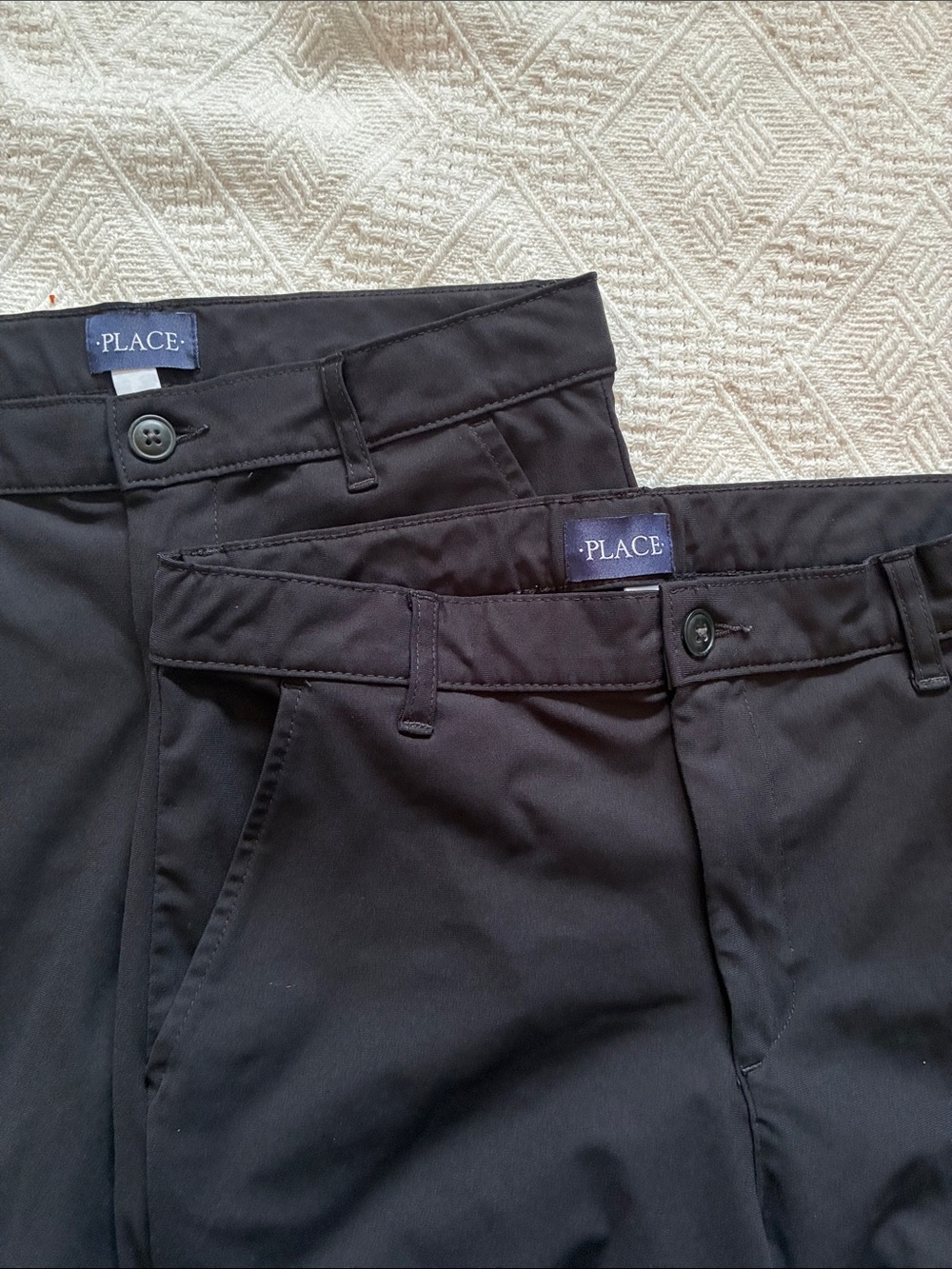 Children’s Place Black School Uniform Pants - Twin Pair